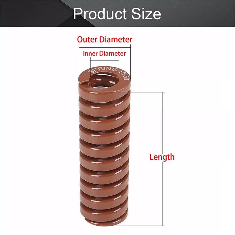 Heavy Duty Compression Spring 14x7x50mm Wire Diameter 8 35mm Outer Diameter 4 17 5mm Length 20 250mm - Image 2